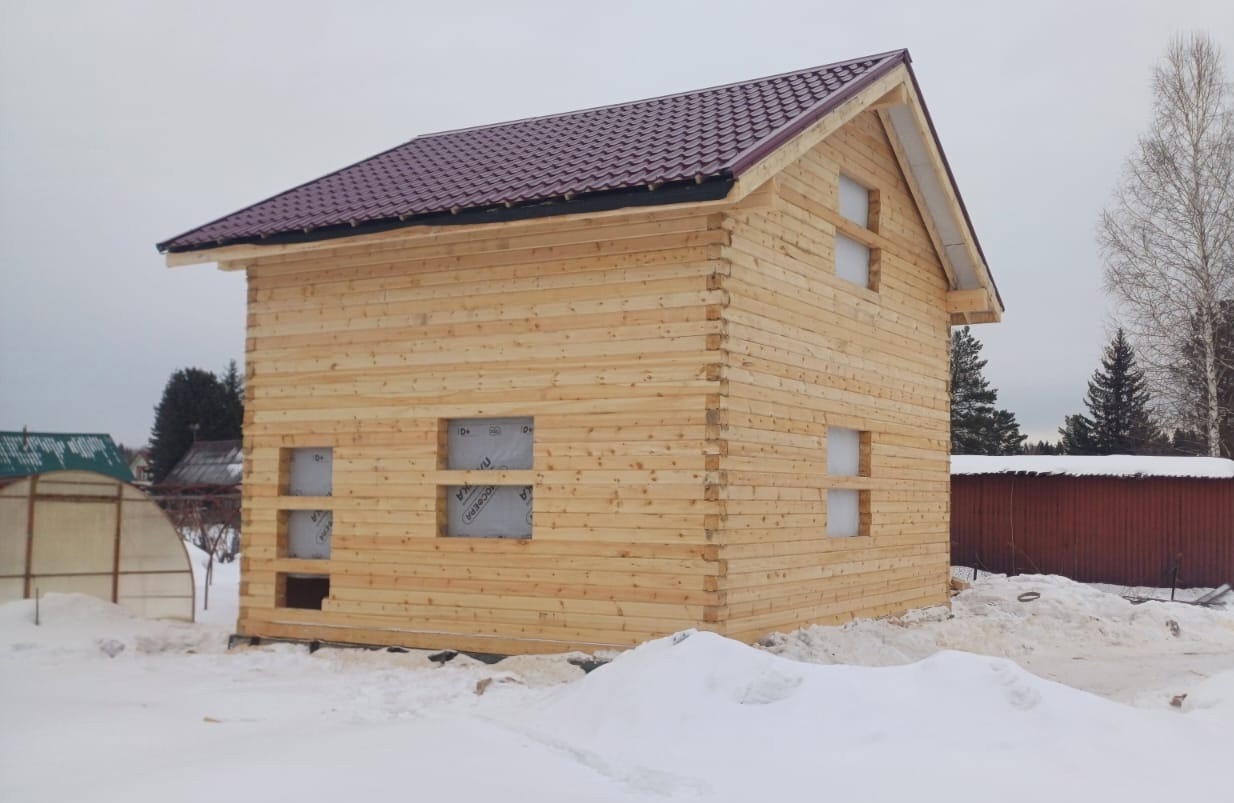 Баня 6х6 Славино, вариант 4